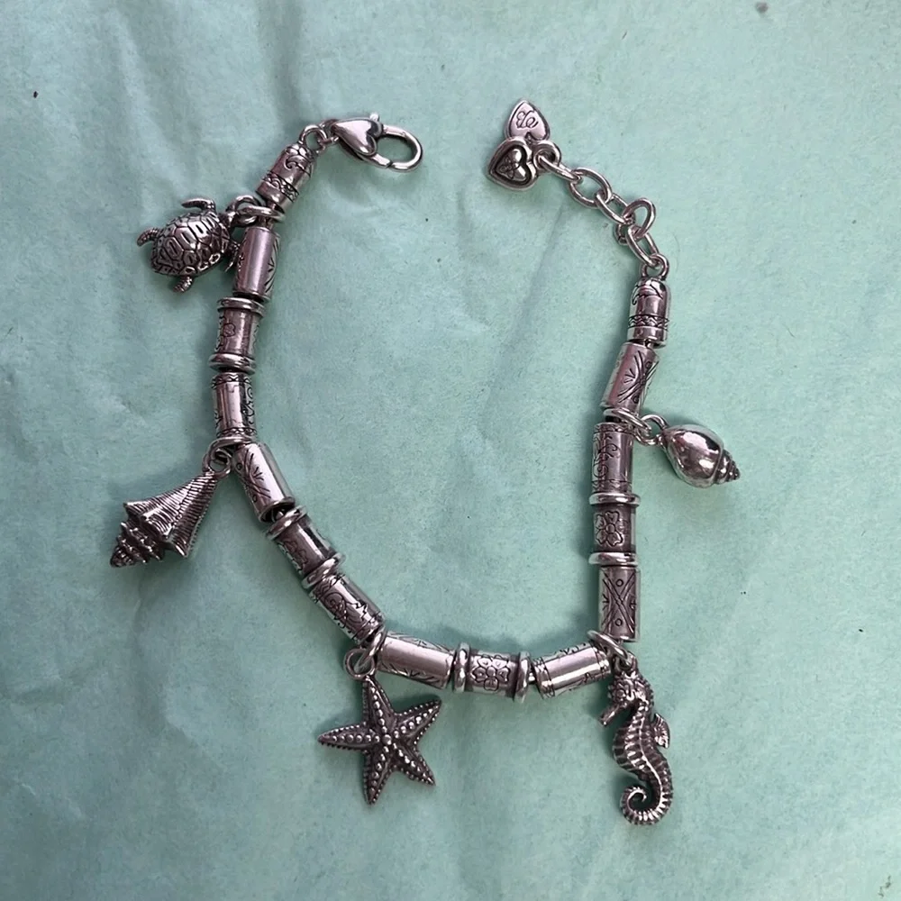 Brighton Under the Sea Barrel Charm Bracelet RETIRED - Picture 7 of 9